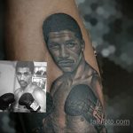 Фото татуировки про Бокс 22.07.2020 №006 -boxing tattoo- tatufoto.com