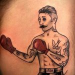 Фото татуировки про Бокс 22.07.2020 №009 -boxing tattoo- tatufoto.com