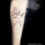 Фото татуировки про Бокс 22.07.2020 №057 -boxing tattoo- tatufoto.com