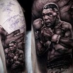 Фото татуировки про Бокс 22.07.2020 №069 -boxing tattoo- tatufoto.com