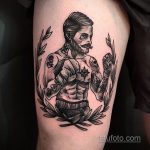 Фото татуировки про Бокс 22.07.2020 №076 -boxing tattoo- tatufoto.com
