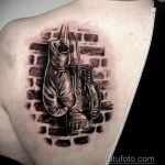 Фото татуировки про Бокс 22.07.2020 №079 -boxing tattoo- tatufoto.com