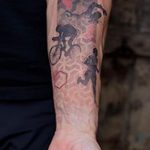 Фото татуировки про спорт 02.07.2020 №002 -SPORT tattoo- tatufoto.com