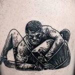 Фото татуировки про спорт 02.07.2020 №032 -SPORT tattoo- tatufoto.com