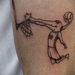 Фото татуировки про спорт 02.07.2020 №038 -SPORT tattoo- tatufoto.com