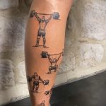 Фото татуировки про спорт 02.07.2020 №055 -SPORT tattoo- tatufoto.com