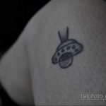 Фото татуировки с НЛО - пришельцами 02.07.2020 №002 -UFO tattoo- tatufoto.com