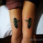Фото татуировки с НЛО - пришельцами 02.07.2020 №019 -UFO tattoo- tatufoto.com