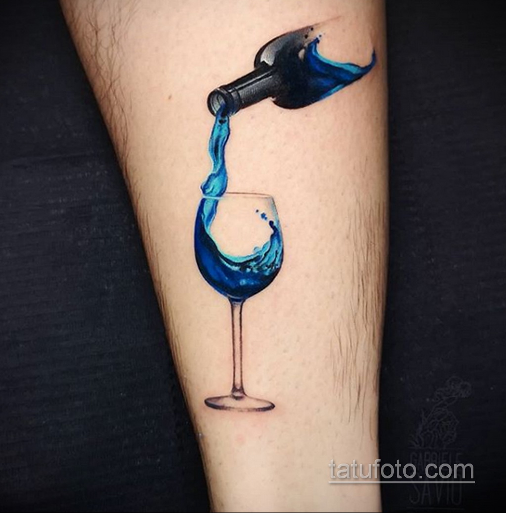 Tattoo • Значение тату: Бокал вина