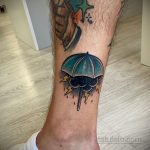 Фото татуировки с дождем 18.07.2020 №019 -rain tattoo- tatufoto.com