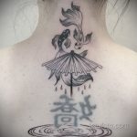 Фото татуировки с дождем 18.07.2020 №054 -rain tattoo- tatufoto.com
