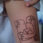 Фото татуировки с поцелуем 06.07.2020 №027 -kiss tattoo- tatufoto.com