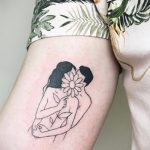 Фото татуировки с поцелуем 06.07.2020 №074 -kiss tattoo- tatufoto.com