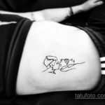 Фото татуировки с поцелуем 06.07.2020 №082 -kiss tattoo- tatufoto.com