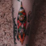 Фото татуировки с ракетой 08.07.2020 №013 -rocket tattoo- tatufoto.com