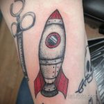 Фото татуировки с ракетой 08.07.2020 №031 -rocket tattoo- tatufoto.com