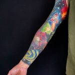 Фото татуировки с ракетой 08.07.2020 №044 -rocket tattoo- tatufoto.com