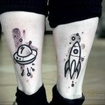 Фото татуировки с ракетой 08.07.2020 №050 -rocket tattoo- tatufoto.com