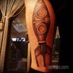 Фото татуировки с ракетой 08.07.2020 №067 -rocket tattoo- tatufoto.com