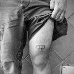 Фото татуировки с тетрисом 18.07.2020 №039 -tetris tattoo- tatufoto.com