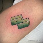Фото татуировки с тетрисом 18.07.2020 №041 -tetris tattoo- tatufoto.com