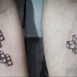 Фото татуировки с тетрисом 18.07.2020 №050 -tetris tattoo- tatufoto.com