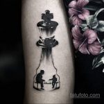 Фото татуировки с шахматами 20.07.2020 №001 -chess tattoo- tatufoto.com