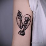 Фото татуировки с шахматами 20.07.2020 №002 -chess tattoo- tatufoto.com