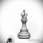 Фото татуировки с шахматами 20.07.2020 №007 -chess tattoo- tatufoto.com