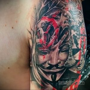 Фото татуировки с шахматами 20.07.2020 №036 -chess tattoo- tatufoto.com