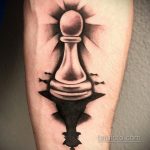Фото татуировки с шахматами 20.07.2020 №039 -chess tattoo- tatufoto.com