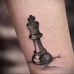 Фото татуировки с шахматами 20.07.2020 №050 -chess tattoo- tatufoto.com