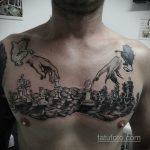 Фото татуировки с шахматами 20.07.2020 №051 -chess tattoo- tatufoto.com