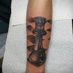 Фото татуировки с шахматами 20.07.2020 №061 -chess tattoo- tatufoto.com