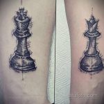 Фото татуировки с шахматами 20.07.2020 №065 -chess tattoo- tatufoto.com
