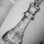 Фото татуировки с шахматами 20.07.2020 №069 -chess tattoo- tatufoto.com