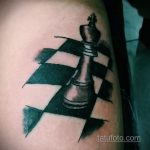 Фото татуировки с шахматами 20.07.2020 №072 -chess tattoo- tatufoto.com