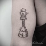 Фото татуировки с шахматами 20.07.2020 №075 -chess tattoo- tatufoto.com