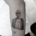 Новая татуировка Кида Кади от Доктора Ву в честь Курта Кобейна - фото