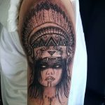 Фото тату коренных народов (индейцев) 09.08.2020 №007 -Indian tattoo- tatufoto.com