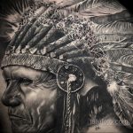 Фото тату коренных народов (индейцев) 09.08.2020 №015 -Indian tattoo- tatufoto.com