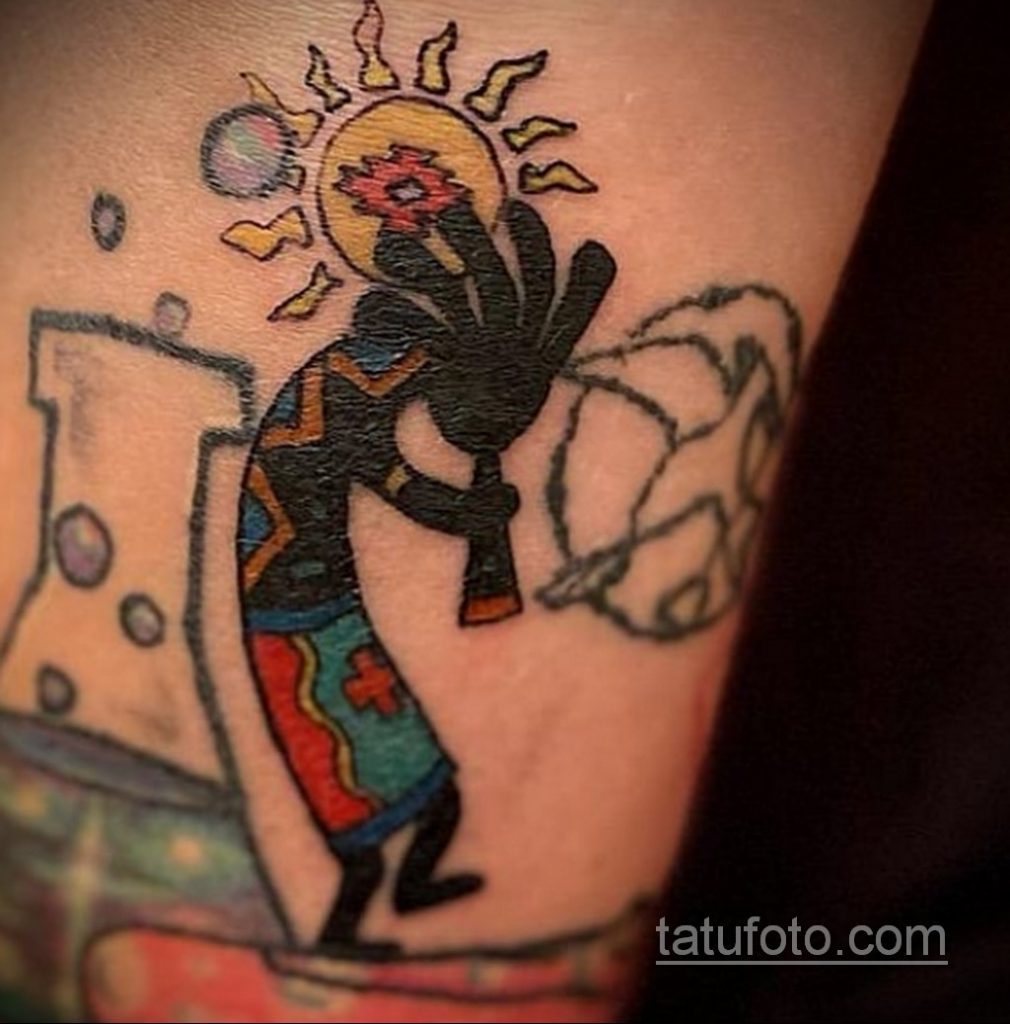 Фото тату коренных народов (индейцев) 09.08.2020 №045 -Indian tattoo- tatufoto.com