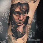 Фото тату с Виктором Цоем 15.08.2020 №003 -Viktor Tsoi tattoo- tatufoto.com