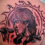 Фото тату с Виктором Цоем 15.08.2020 №011 -Viktor Tsoi tattoo- tatufoto.com