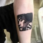 Фото тату с Виктором Цоем 15.08.2020 №017 -Viktor Tsoi tattoo- tatufoto.com