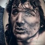 Фото тату с Виктором Цоем 15.08.2020 №026 -Viktor Tsoi tattoo- tatufoto.com