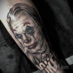 Фото тату с Джокером 16.08.2020 №009 -Joker tattoo- tatufoto.com