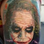 Фото тату с Джокером 16.08.2020 №014 -Joker tattoo- tatufoto.com