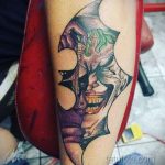 Фото тату с Джокером 16.08.2020 №051 -Joker tattoo- tatufoto.com