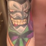 Фото тату с Джокером 16.08.2020 №088 -Joker tattoo- tatufoto.com